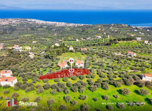 Οικόπεδο Άμπελος, Ακράτα 1.136 τ.μ.