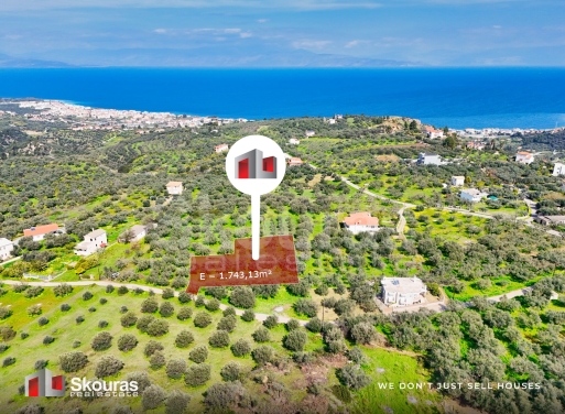 Οικόπεδο Άμπελος, Ακράτα 1.743 τ.μ.